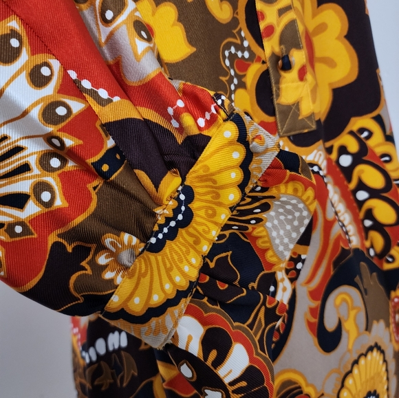 J. Crew Silk San Remo Print Shirt Dress - Picture 9 of 10